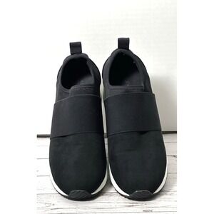 Alfani Step In Flex Sneakers Black Pull-on Size 8.5 Women's Black Sneakers